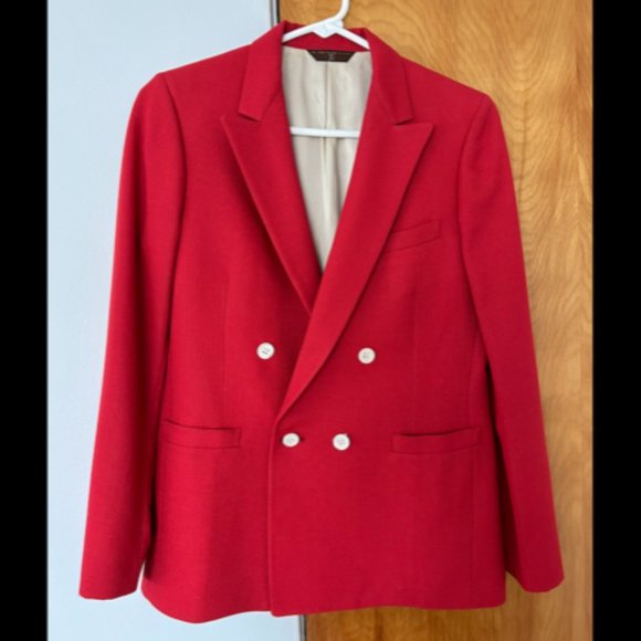 Ladies red blazer - Picture 1 of 3